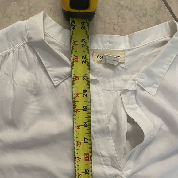 ⭐CLOTH & STONE White Open-Back Sleeveless Blouse - Picture 6 of 9